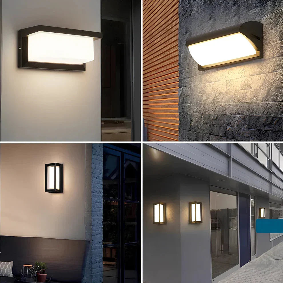 LuminEdge – Sleek Outdoor Wall Lamp Decor Lights ZYLA HOMES