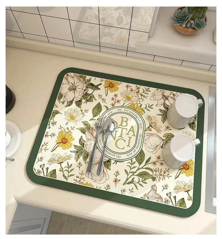 PureDry - Super Absorbent Mat Kitchen ZYLA HOMES Eden Garden