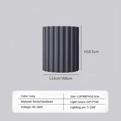 ChicGlow – Smart Touch-Control Lamp Decor Lights ZYLA HOMES Grey 