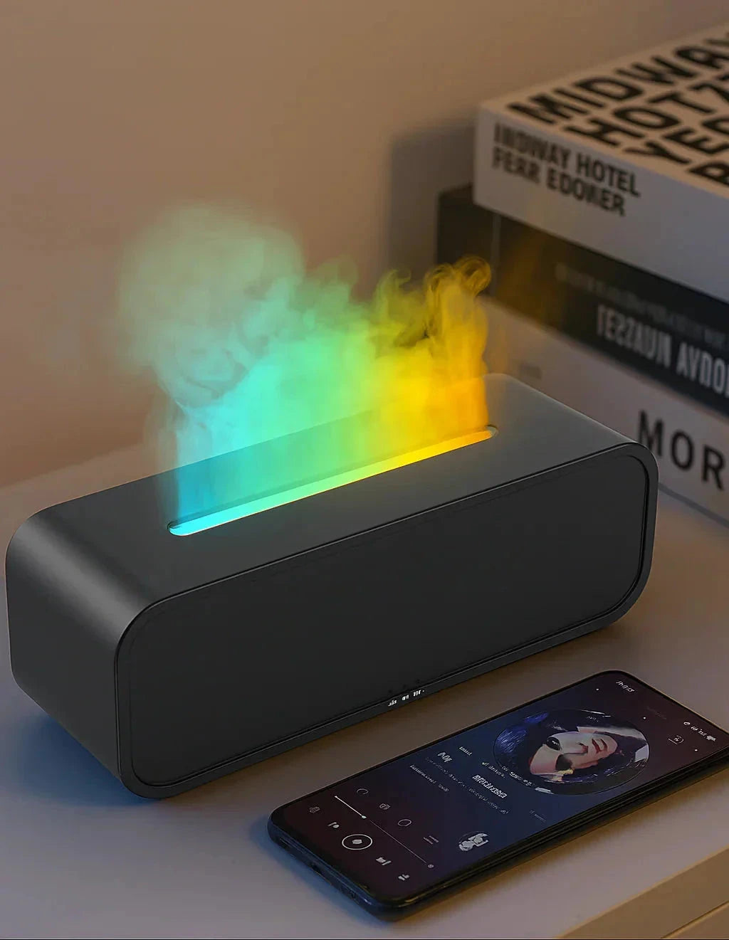 Color Flame Aroma Diffuser Room Decor ZYLA HOMES 