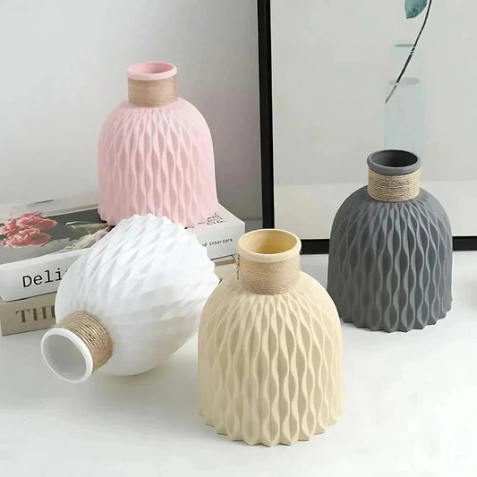 EcoVase - Rope Flower Vase Room Decor ZYLA HOMES 