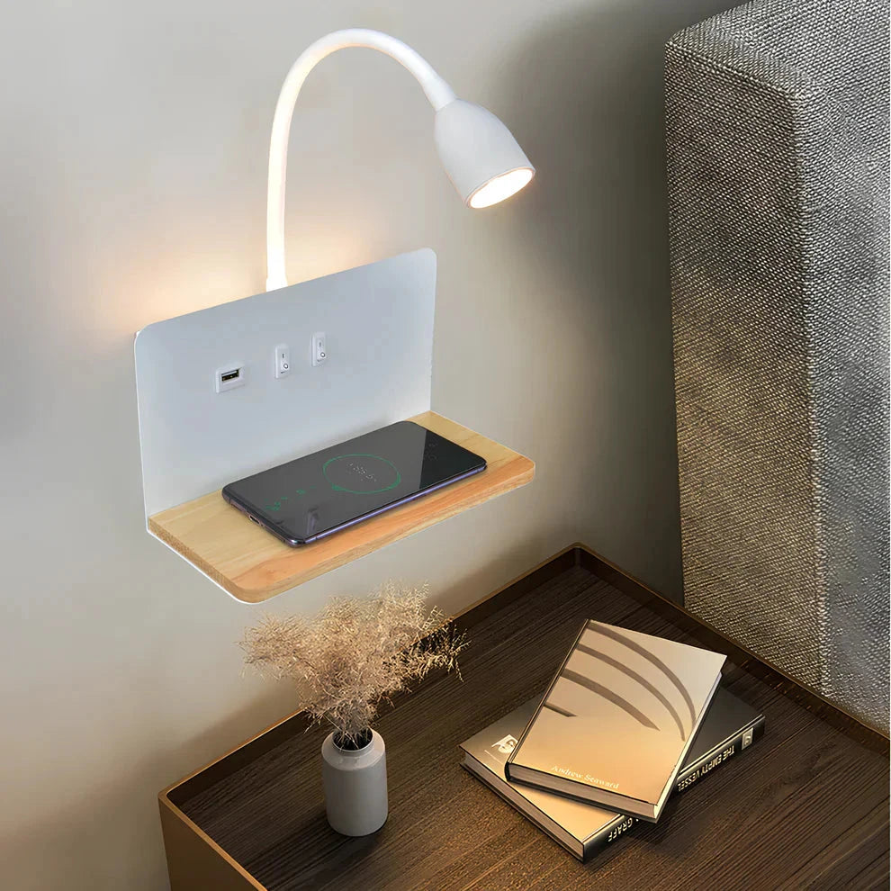 Flip Charge – 360° Wall Light with Power Decor Lights ZYLA HOMES 