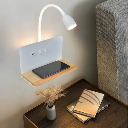 Flip Charge – 360° Wall Light with Power Decor Lights ZYLA HOMES 