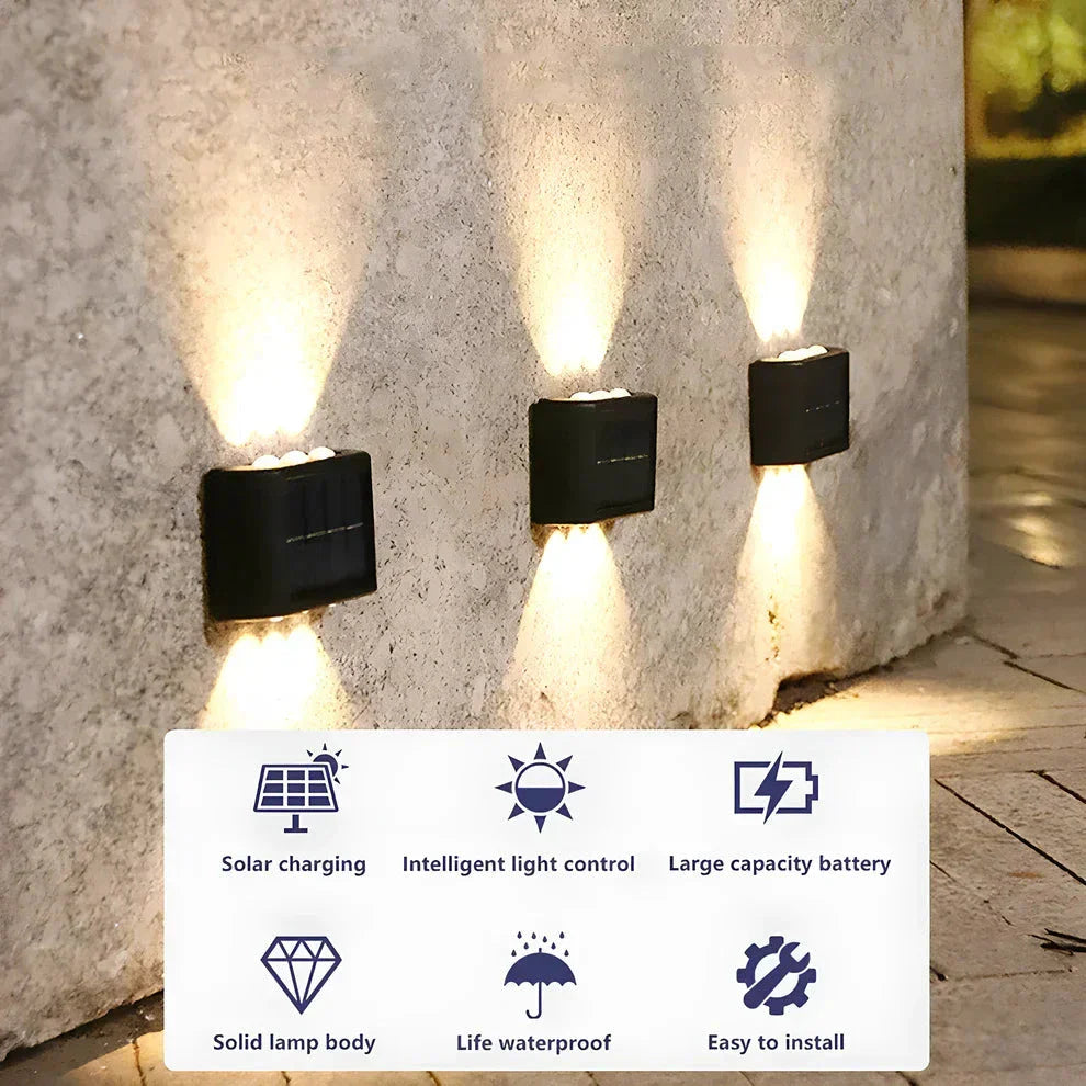 SolarFlare – Outdoor Wall Light Decor Lights ZYLA HOMES 