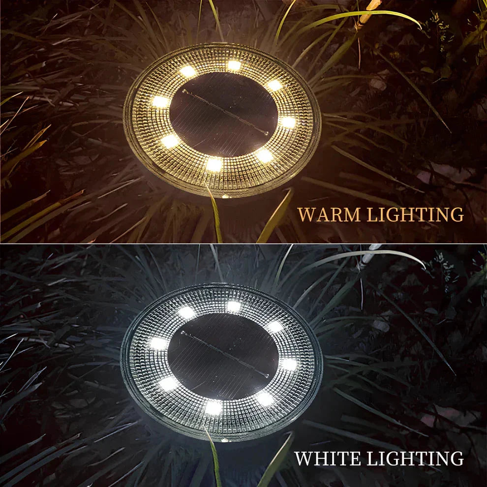 SolarGlow – Automatic In-Ground Light Decor Lights ZYLA HOMES Warm White Pack of 4 