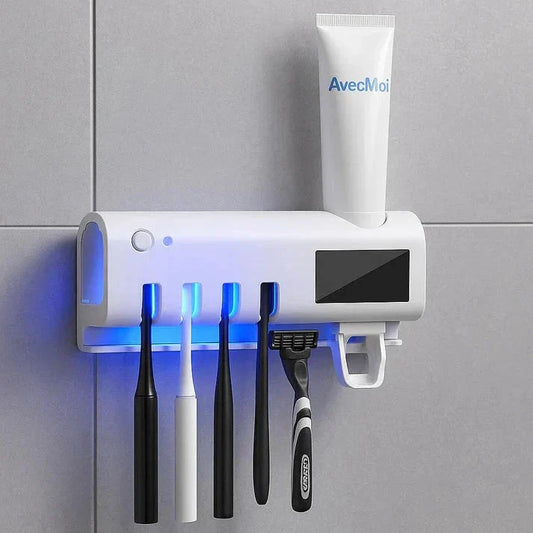 UV Toothbrush Sterilizer Bathroom ZYLA HOMES white 